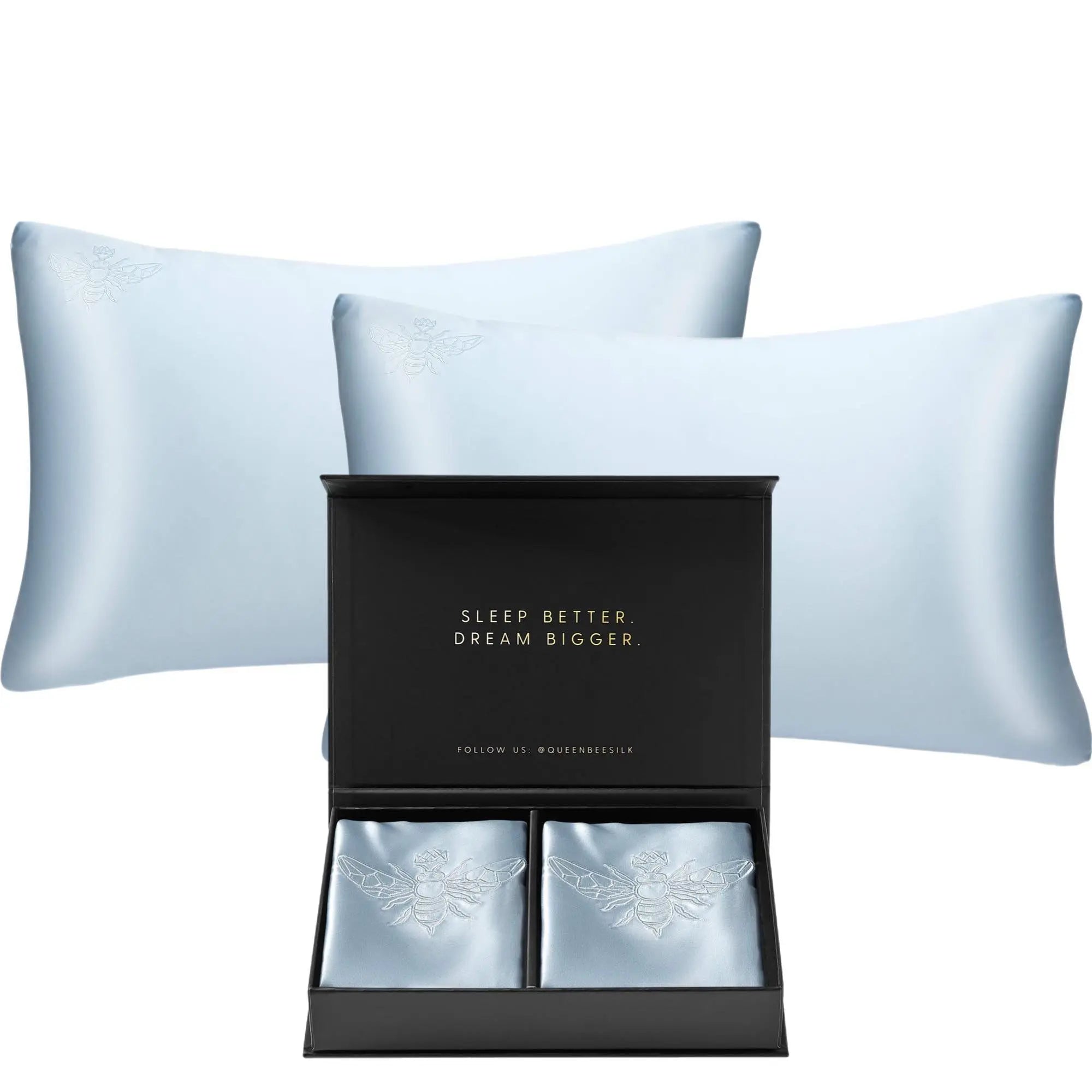 Queen Bee Silk 2 Pack Pillowcase Set queenbeesilk